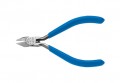 Klein Tools D259-4C Diagonal-Cutting Electronics Pliers with point nose, extra-narrow jaw, 4&quot;-