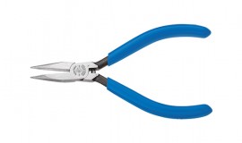 Klein Tools D322-41/2C Electronics Slim Long Nose Pliers, spring-loaded-