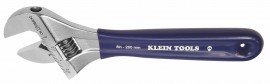 Klein Tools D509-8 Adjustable Wrench with extra-wide jaw, 8&amp;quot;-
