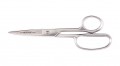Klein Tools G758LR Straight Stainless Trimmer with large ring, 9&quot;-