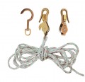 Klein Tools H1802-30SSR Block and Tackle Set with 268 blocks and 259 swivel anchor hook-