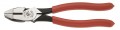 Klein Tools HD2000-9NE Heavy-Duty Lineman&#039;s Pliers, Thicker-Dipped Handle-