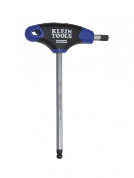Klein Tools JTH6M25BE Journeyman Ball Hex Key with T-handle, 2.5 mm, 6" blade-