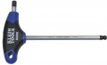 Klein Tools JTH6M5BE  Journeyman Ball Hex T-Handle, 5 mm, 6&amp;quot; length-