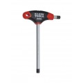 Klein Tools JTH9E06 Journeyman Hex Key with T-handle, 0.09&quot;, 9&quot; blade-