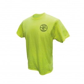 Klein Tools MBA00040-4 Hi-Viz Safety T-shirt, green, XX-large-