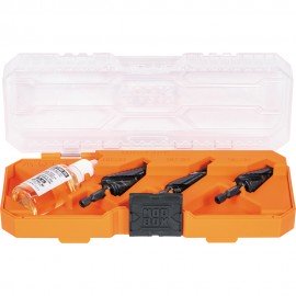 Klein Tools QRST3PC Premium All Purpose Quick Release Step Bit Kit, 3 Piece-