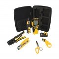 Klein Tools VDV001819 VDV Apprentice 6-Piece Cable Installation Kit with Scout Pro 3 tester-