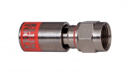 Klein Tools VDV812-618 Universal F Compression Connectors, RG59, 50-pack-