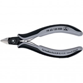 Knipex 79 62 125 ESD Precision Electronics Diagonal Cutters, 5", ESD-