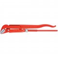 Knipex 83 20 015 Pipe Wrench, 17", 45&amp;deg;-