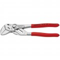 KNIPEX 8603180 Adjustable Plier Wrench, 7", plastic coated handles-