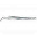 Knipex 923428 Precision Tweezers, 4", 45&amp;deg; angled needle-point-