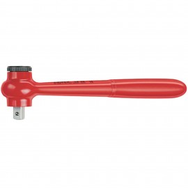 Knipex 98 42 Insulated Reversible Ratchet, &amp;frac12;" drive, 10-1/2"-
