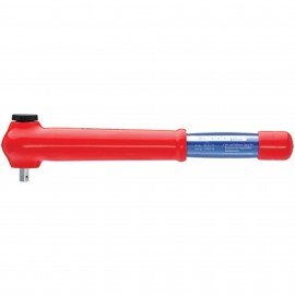 Knipex 98 43 50 Torque Wrench, 5 to 50 Nm, &amp;frac12;" Drive-