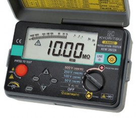 Kyoritsu 3022A Digital Insulation Tester, 50, 100, 250, 500 V-