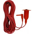 Kyoritsu 7254 Test Lead, 49.2&#039;, longer line probe with alligator clip-