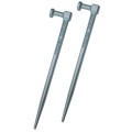 Kyoritsu 8041 Auxiliary Earth Spikes for the 4105DL/6516/6516BT, 8.46 x 1.6&amp;quot;-