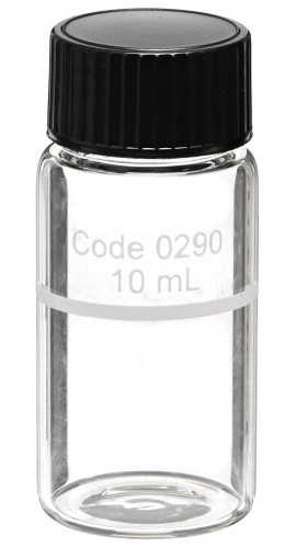 LaMotte 0290-6 Turbidity Sample Test Tubes/Vial with Caps, Set of 6 Vials-