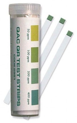 LaMotte 2951 Insta-Test QAC Sanitizer Test Paper, 50-400ppm-