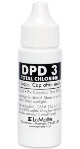 LaMotte P-6743-G DPD 3 Total Chlorine Liquid Reagent, 30 ml-