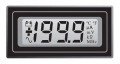 Lascar DPM 100S-BL Backlit LCD Panel Voltmeter for single rail, 3.5-digit, 200 mV DC-