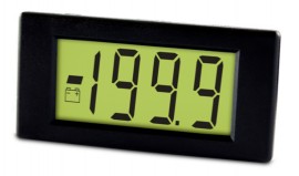Lascar DPM 3AS-BL Compact LCD Voltmeter, 3.5-digit, 0.43&amp;quot; digit height-