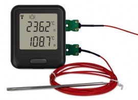 Lascar EL-WIFI-21CFR-DULT Dual Channel WiFi Cryogenic Vaccine Data Logger with display, 21CFR-compliant-