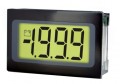 Lascar SP 400 Splash-Proof Ultra Low Profile LCD Voltmeter, 9-pin-