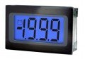 Lascar SP 400-BLUE Splash-Proof Ultra Low Profile LCD Voltmeter, blue backlighting, 9-pin-