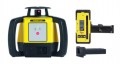 Leica 6014248 Rugby 610 Rotating Laser with Rod Eye 120 and telescopic staff-
