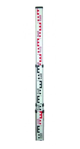Leica 727588 Telescopic Staff, 16.4&#039;, 4 sections-