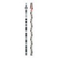 Leica 741884 GSS112-3 Dual-Face Telescopic Aluminum Staff, 13.1&#039;-