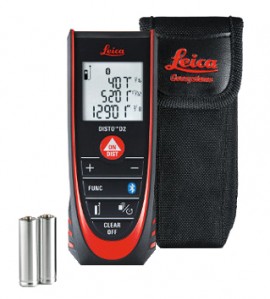 Leica DISTO D2 Laser Distance Measurer with Bluetooth-