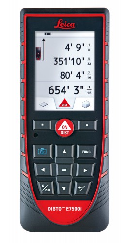 Leica DISTO E7500i Laser Distance Meter with Viewscreen, 200m-