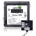 Leviton 1O277-01W Outdoor 277V Single Phase kWh Meter Kit, 100A, 1 Split Core CT-