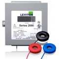 Leviton 2K208-1SW Indoor Three Phase Meter Kit, 120/208V, 100A with 3 Solid Core CTs-