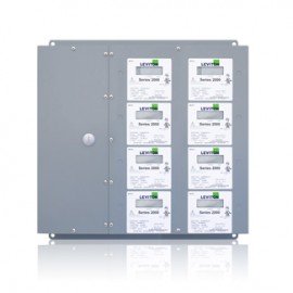 Leviton 2L407-CFG Large Series 2000 MMU Multiple Meter Units, 277/480V, 7 Three Element Meters-