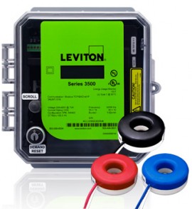 Leviton 3OUMT-2SM Outdoor kWh Meter Kit, 200A with 3 Solid Core CTs-