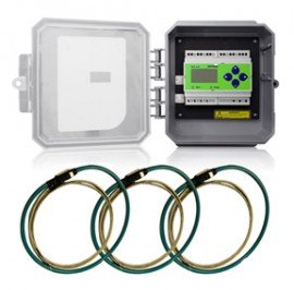 Leviton 41OUB-12R Outdoor Series 4100 Universal Voltage Bi-Directional 3-Phase 3W/4W BACnet MS/TP Meter Kits 12&quot; Rogowski CTs Included-