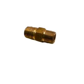 Lincoln Industrial 10198 Hose Connector, 1/4" NPTF male, brass-