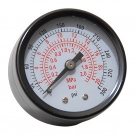 Lincoln Industrial 247863 Air-Line Pressure Gauge, 2&amp;quot;, 0&amp;ndash;300 psi-