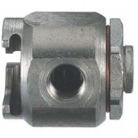 Lincoln Industrial 80933 Button Head Coupler, for 7/8" fittings, 7/16"-27 thread-