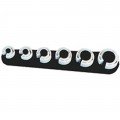 Lisle 37000 Air Conditioning/Fuel Line Disconnect Tool Set, 6-piece, 5/16" to 7/8"-