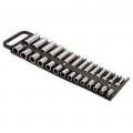 Lisle 40210 Magnetic Socket Holder, 3/8", black-