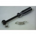 Lisle 47000 Windshield Locking Strip Tool, with two double-ended tips and swivel tip-