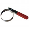 Lisle 53250 Oil Filter Wrench, 4-1/8 to 4-1/2", swivel handle-