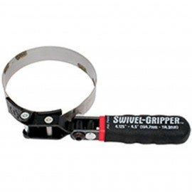 Lisle 57040 Oil Filter Wrench, 4.125 to 4.5", swivel handle-