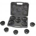 Lisle 61450 End Cap Wrench Set, 10-piece-