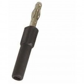 Lisle 82770 Multimeter Male-to-Female Connector, 4 mm Banana, Black-